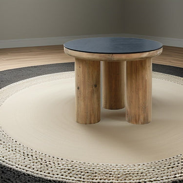 Danika Pine Round Side Table at online8 furniture store Auckland