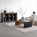 Danika Pine Tapered Buffet Table | Sideboard at online8 furniture store Auckland