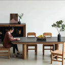 Danika Pine Tapered Dining Table 240cm at online8 furniture store Auckland