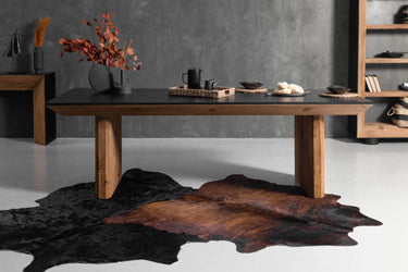 Danika Pine Tapered Dining Table 240cm at online8 furniture store Auckland