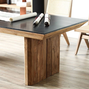 Danika Pine Tapered Dining Table 240cm at online8 furniture store Auckland
