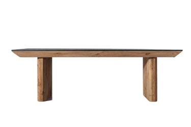 Danika Pine Tapered Dining Table 240cm at online8 furniture store Auckland