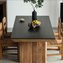 Danika Pine Tapered Dining Table 240cm at online8 furniture store Auckland