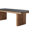 Danika Pine Tapered Dining Table 240cm at online8 furniture store Auckland