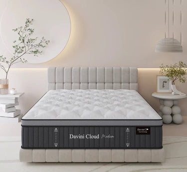 Davini Cloud Medium Mattress - Queen at online8 furniture store Auckland