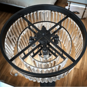 Deco Crystal Floor Lamp – Antique Black at Online8 Furniture Auckland NZ
