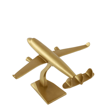 Decorative Aeroplane on Gold Stand at online8 furniture store Auckland