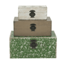 Decorative Box - Set of 3 at online8 furniture store Auckland