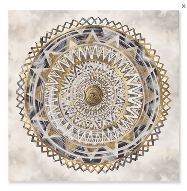 Decorative Disc Canvas Print 60x60 at online8 furniture store Auckland
