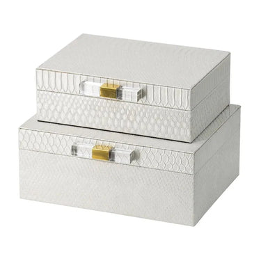 Decorative Dresser Boxes, Set of 2 at online8 furniture store Auckland