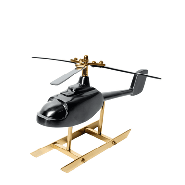 Decorative Helicopter Black at online8 furniture store Auckland