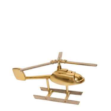 Decorative helicopter Gold at online8 furniture store Auckland