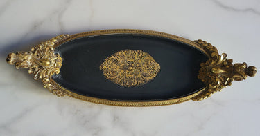 Decorative Vintage Tray - Epoc Black at online8 furniture store Auckland
