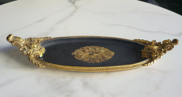Decorative Vintage Tray - Epoc Black at online8 furniture store Auckland
