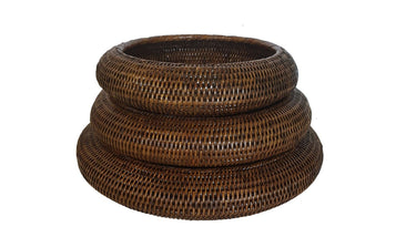 Deep Round Bowl Set of 3 at online8 furniture store Auckland