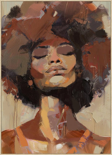 Deep Thinking Framed Canvas Wall Art at online8 furniture store Auckland