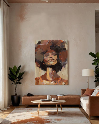 Deep Thinking Framed Canvas Wall Art at online8 furniture store Auckland