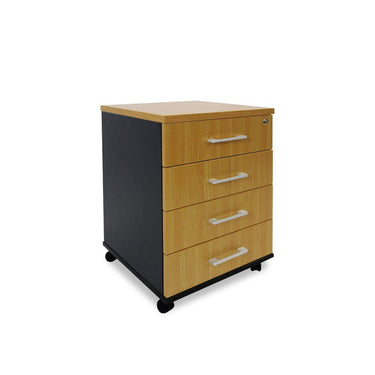 Delta 4-Drawer Mobile Storage Unit at online8 furniture store Auckland