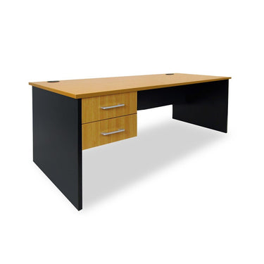 Delta Straight Desk with Drawers at online8 furniture store Auckland