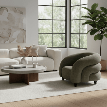 Denver Occasional Chair - Olive at Online8 Furniture Auckland NZ