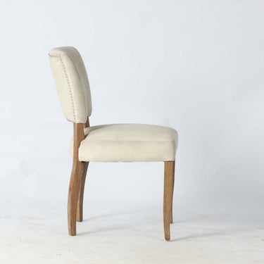 Derringer Dining Chair - Eskimo Velvet at online8 furniture store Auckland