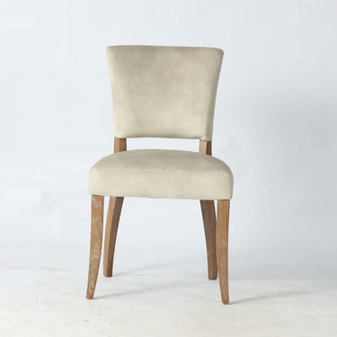 Derringer Dining Chair - Eskimo Velvet at online8 furniture store Auckland