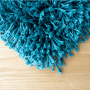 Devon Teal Shaggy Rug at online8 furniture store Auckland