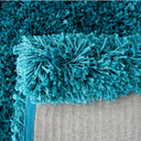 Devon Teal Shaggy Rug at online8 furniture store Auckland