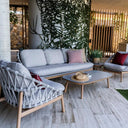 Dezza 5 Pcs Luxury Lounge Suite - Grey at online8 furniture store Auckland