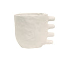 Dili Planter Small White at online8 furniture store Auckland