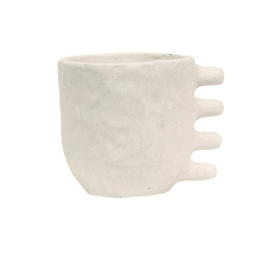 Dili Planter Small White at online8 furniture store Auckland