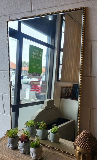 Dimple Art Wall Mirror - Bronze at online8 furniture store Auckland