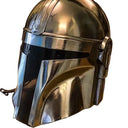 Din Djarin Mandalorian Helmet - Star Wars Metal Armor Cosplay LARP Helmet at Online8 Furniture Auckland NZ