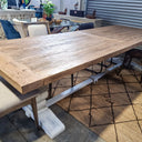 Dining Table Reclaimed Elm - 3000mm at online8 furniture store Auckland