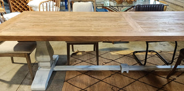 Dining Table Reclaimed Elm - 3000mm at online8 furniture store Auckland
