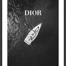 Dior Boat Framed Glass Print Wall Art at online8 furniture store Auckland