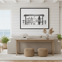 Dior Glass Framed Wall Art at online8 furniture store Auckland