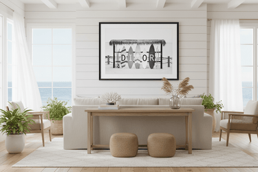 Dior Glass Framed Wall Art at online8 furniture store Auckland