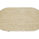 Dior Travertine & Wood Coffee Table at online8 furniture store Auckland