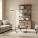 Display Unit with Sliding Door - Reclaimed Elm at Online8 Furniture Auckland NZ