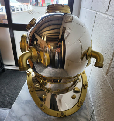 Diving Helmet - Life Size | US Navy Diving Helmet |  at online8 furniture store Auckland
