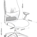 Domain Mid Back Executive Chair at online8 furniture store Auckland