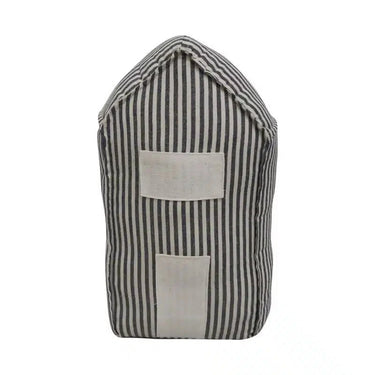 Doorstop House Stripe - Grey/White at online8 furniture store Auckland