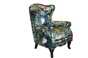 Dorset Wingback Armchair - Forest Green at online8 furniture store Auckland