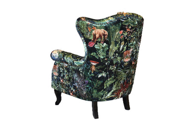 Dorset Wingback Armchair - Forest Green at online8 furniture store Auckland