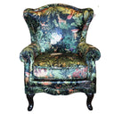 Dorset Wingback Armchair - Forest Green at online8 furniture store Auckland