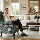 Dorset Wingback Armchair - Forest Green at online8 furniture store Auckland