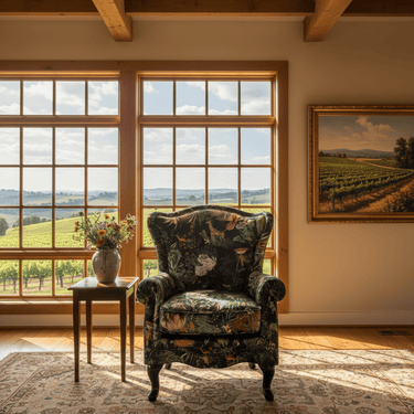 Dorset Wingback Armchair - Forest Green at online8 furniture store Auckland