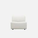 Dossier 1 Seater Armless Sofa with high-resilience foam wrapped in Dacron fibre