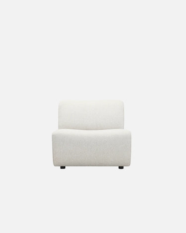 Dossier 1 Seater Armless Sofa with high-resilience foam wrapped in Dacron fibre